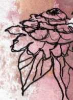 Die Blumen sind ber Nacht erwacht (Ausschnitt Blume) - Andrea Dubiel