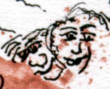 Freude bricht auf (Ausschnitt mit Gesichtern) - Andrea Dubiel