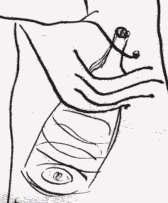 Spieglein, Spieglein (Ausschnitt Flasche) - Andrea Dubiel